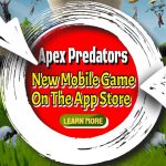 Image text: "Apex Predators - A New Mobile Game in the App Store".