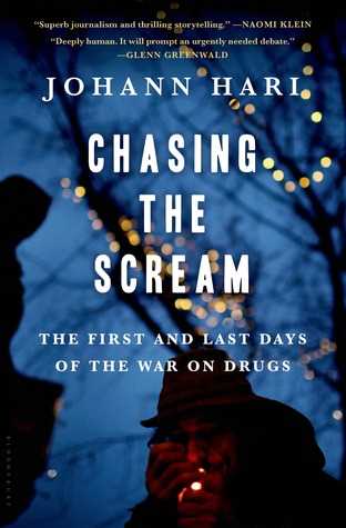 Image text: "Chasing the scream", book cover.